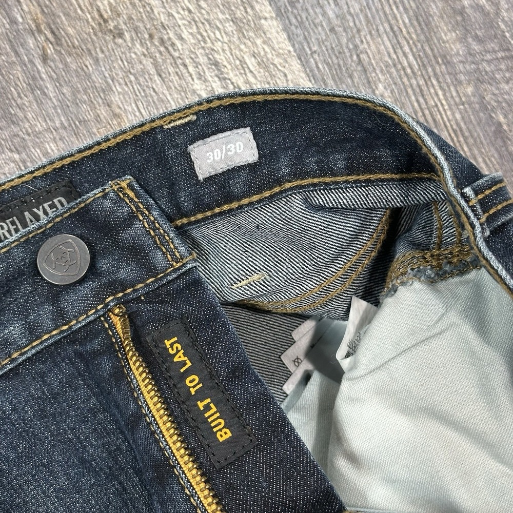 ARIAT Rebar M4 Relaxed Boot Cut Jean Phantom Carpenter Men's Size 30x30 Workwear - Picture 6 of 15